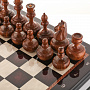 Шахматный ларец с деревянными фигурами 48х48 см, фотография 2. Интернет-магазин ЛАВКА ПОДАРКОВ