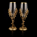 0063097 Набор БОКАЛЫ "ЦВЕТЫ" в шкатулке