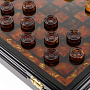 Шахматы-шашки янтарные "Амбассадор" 32х32 см, фотография 19. Интернет-магазин ЛАВКА ПОДАРКОВ