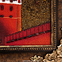 Картина янтарная "Спасская башня ночью" 30х40 см, фотография 5. Интернет-магазин ЛАВКА ПОДАРКОВ