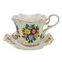 Чайная пара "Колокольчик". Гжель в цвете, фотография 2. Интернет-магазин ЛАВКА ПОДАРКОВ