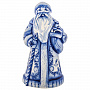 Фарфоровая статуэтка "Дед Мороз". Гжель, фотография 1. Интернет-магазин ЛАВКА ПОДАРКОВ