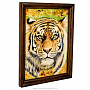 Картина янтарная "Тигр" 41 х 51см, фотография 2. Интернет-магазин ЛАВКА ПОДАРКОВ