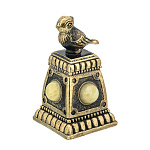 0045689/1737 Сувенир Колокольчик Чижик-Пыжик Сувенир (белый)