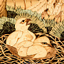 Деревянное настенное панно "Орлица у гнезда" 47 х 61,5 см, фотография 3. Интернет-магазин ЛАВКА ПОДАРКОВ