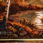 Картина янтарная "Осенний лес" 40х30 см, фотография 6. Интернет-магазин ЛАВКА ПОДАРКОВ