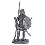 0080146 Олов.миниатюра некраш. 6-11мм Польский панцирный казак, 2-я половина 17 в.