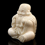  Клык моржа Скульптура "Нецкэ Толстяк"