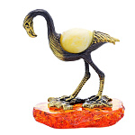 0047332/1540 Сувенир Птица Фламинго Мама Сувенир (белый)