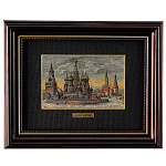 Офорт цветной "Красная площадь. Москва" 17х22 см