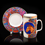 Чайная пара 400 мл "Единорог". Форма Топ. ИФЗ