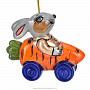 Статуэтка подвесная "Кролик на морковке", фотография 3. Интернет-магазин ЛАВКА ПОДАРКОВ