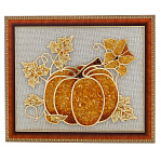 0070118/36*31 Янтарь ПАННО "ТЫКВА" 36*31см( внутренний размер)