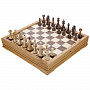 Шахматный ларец с деревянными фигурами 33х33 см, фотография 14. Интернет-магазин ЛАВКА ПОДАРКОВ