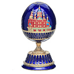 0023789 Традиции ФАБЕРЖЕ Сувенир ЯЙЦО пасх.муз.со Спасом Е1102СП-11