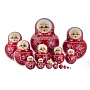 Матрешки "Зимние узоры" 15 мест, фотография 4. Интернет-магазин ЛАВКА ПОДАРКОВ