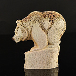  Изделия из кости Скульптура "Мишка бурый" Кость кита В391