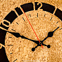 Настенные часы из карельской березы, фотография 3. Интернет-магазин ЛАВКА ПОДАРКОВ