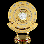 архив0012088/БА-фианиты Златоуст Часы КАЛЕНДАРЬ "На все времена" в П/У 