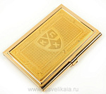 0012473 Златоуст Визитница карманная "КХЛ" двуст. в ПУ