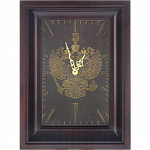 Часы настенные деревянные "Герб РФ"