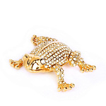 0030892/Ф1-01 Традиции ФАБЕРЖЕ Сувенир-ШКАТУЛКА "ЛЯГУШКА"