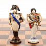 Шахматы деревянные "Бородино" с фарфоровыми фигурами, фотография 9. Интернет-магазин ЛАВКА ПОДАРКОВ
