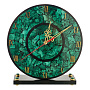 Часы настольные из малахита. Златоуст, фотография 5. Интернет-магазин ЛАВКА ПОДАРКОВ