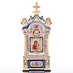 0027416 Гжель КИОТ №4 настольный "КАЗАНСКАЯ БМ" 53*10*21,5см