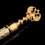 Ручка подарочная с позолотой и фианитами "Герб РФ". Златоуст, фотография 2. Интернет-магазин ЛАВКА ПОДАРКОВ