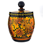 0020240-16*9 Хохлома БОЧОНОК 16*9см в ассортименте