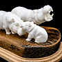 Скульптура из кости "Бегемоты", фотография 4. Интернет-магазин ЛАВКА ПОДАРКОВ