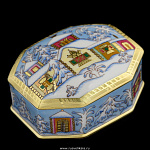 0019848/80.51779.00.1 ЛФЗ ТУАЛ. КОРОБОЧКА Граненая "Новогодний сувенир"ТН1