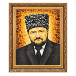 Картина янтарная "Кадыров" 40х50 см