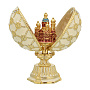 Пасхальное яйцо "Решетка с собором". Традиции Фаберже, фотография 2. Интернет-магазин ЛАВКА ПОДАРКОВ