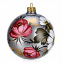 Новогодний елочный шар с ручной росписью, фотография 2. Интернет-магазин ЛАВКА ПОДАРКОВ