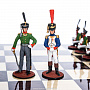 Шахматный ларец с оловянными фигурами "Бородино" 37х37 см, фотография 6. Интернет-магазин ЛАВКА ПОДАРКОВ