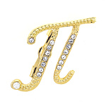 0071362/ДББКП516895  Бижутерия БРОШЬ БУКВА"П" золотая