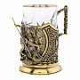 Подстаканник литой "Георгий Победоносец", фотография 1. Интернет-магазин ЛАВКА ПОДАРКОВ