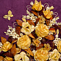 Панно янтарное "Цветы" 84х105 см, фотография 4. Интернет-магазин ЛАВКА ПОДАРКОВ