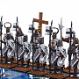 Шахматы со стеклянным полем и оловянными фигурами "Ледовое побоище", фотография 3. Интернет-магазин ЛАВКА ПОДАРКОВ
