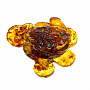 Янтарная статуэтка "Жаба денежная", фотография 6. Интернет-магазин ЛАВКА ПОДАРКОВ