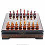 Шахматы-шашки с инкрустацией и фигурами из янтаря "Статус", фотография 6. Интернет-магазин ЛАВКА ПОДАРКОВ