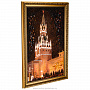 Картина янтарная "Спасская башня ночью" 60х80 см, фотография 2. Интернет-магазин ЛАВКА ПОДАРКОВ