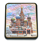Шкатулка с художественной росписью "Москва. Зима"