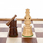 Шахматы-шашки с деревянными фигурами 37х37 см, фотография 6. Интернет-магазин ЛАВКА ПОДАРКОВ