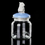 0053540/14.10055.07 ЛФЗ Под.набор БАНКА 700мл МЫШЬ-ХОЗЯЙКА (крышка синяя)