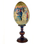 Пасхальное яйцо на подставке "Русская зима", фотография 3. Интернет-магазин ЛАВКА ПОДАРКОВ