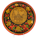 0039320 Хохлома ПАННО-ТАРЕЛКА прес. 250*20мм  в/кат 186202500201