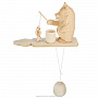 Богородская деревянная игрушка "Медведь рыболов", фотография 1. Интернет-магазин ЛАВКА ПОДАРКОВ